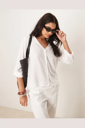 JDY Loose fit blouse with textured details in