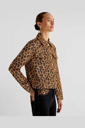 SCALPERS Trize leo jacket in -Brown
