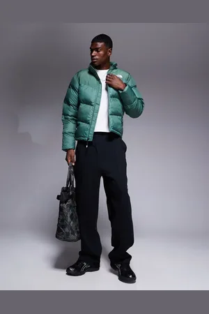 The North Face Saikuru logo puffer jacket in green