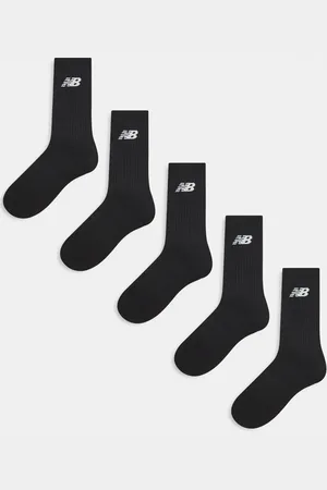 New Balance 6 pack everyday socks in with grey logo