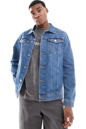 JJ Denim jacket in mid blue wash