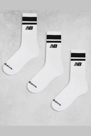 New Balance 3 pack mid socks in stripe