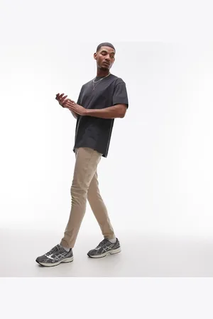 Topman Skinny chino pants in -Neutral