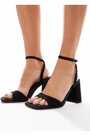 ASOS Hotel barely there block heeled sandals in