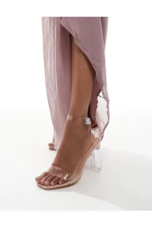 SEQWL Holmes block heeled sandals in -Neutral