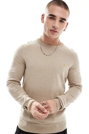 Farah Mullen pullover knitted jumper in -Neutral