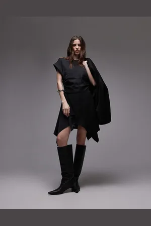 AllSaints Riko ruched mini dress in
