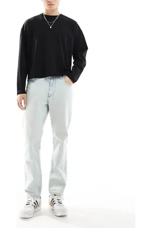 Pull&Bear Straight vintage fit jeans in light
