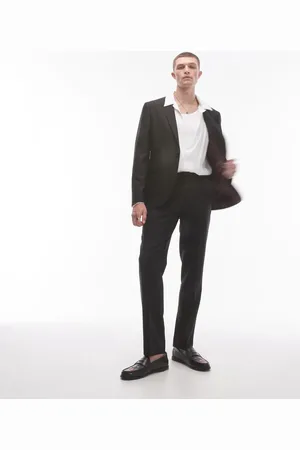 Topman Slim suit pants in