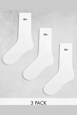 Lacoste Logo 3 pack socks in
