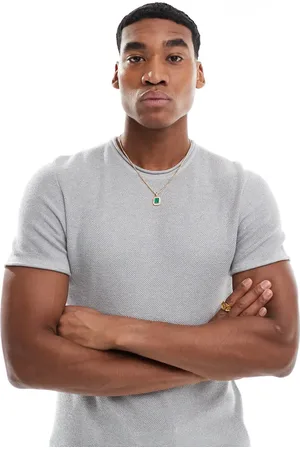 Hollister Short sleeve textured icon t-shirt in