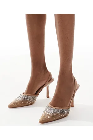 SEQWL Salado embellished heeled sandals-Neutral