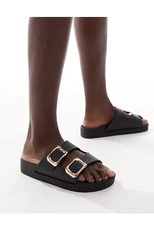 London Rebel Andi buckle sandals in