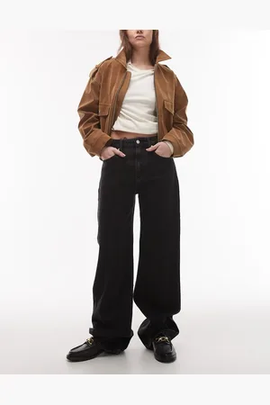 Tommy Hilfiger Mia mid rise relaxed straight jeans in black wash