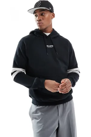 Hollister Boxy varsity logo hoodie in