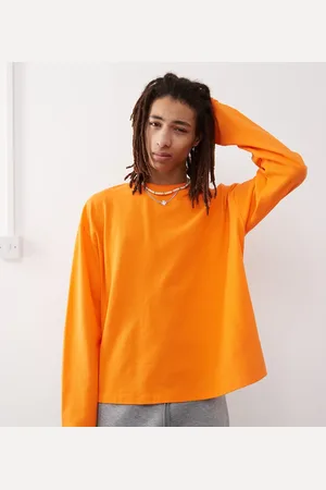 COLLUSION Long sleeve t-shirt in burnt