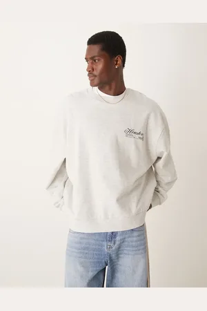 ASOS Oversized sweatshirt with chest print in