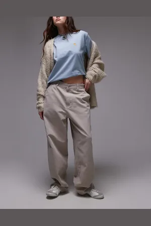 Carhartt Brandon loose fit single knee jeans in dusty -Neutral