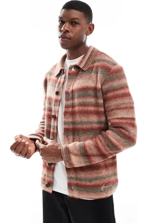 River Island Brushed stripe cardigan in multi