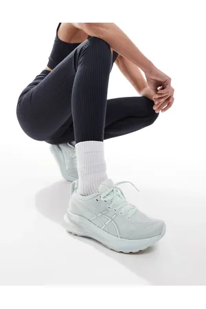 Asics Gel-Kayano 31 stability running trainers in pure aqua and pure silver-Blue