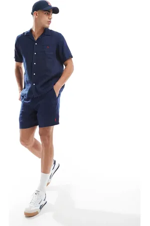 Ralph Lauren Prepster icon logo linen shorts in (part of a set)