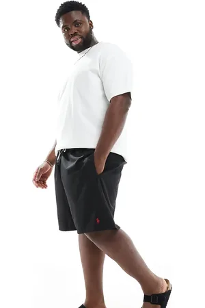 Ralph Lauren Big & Tall Traveler icon logo swim shorts classic fit in