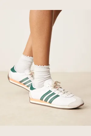 adidas Country OG sneakers in and green crochet