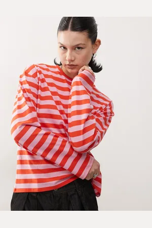 Monki Long sleeve top in