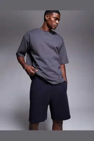 Armani Exchange Logo sweat shorts in navy