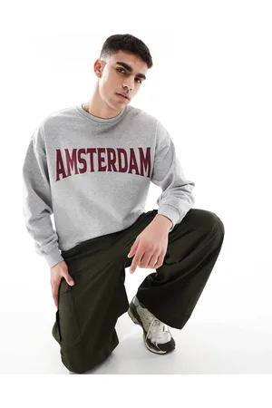 New Look Oversized Amsterdam sweatshirt in marl