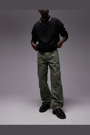 Tommy Hilfiger Jamie relaxed straight cargo pants in green