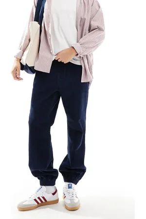ASOS Tapered washed cord trackies in