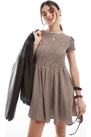 Daisy Street Mini smock dress in