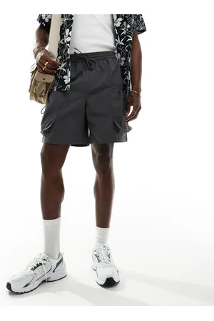 ADPT. Technical cargo shorts in dark grey
