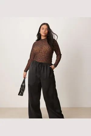 Pretty Lavish Satin drawstring pants in