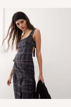 COLLUSION Tie back cami top in (part of a set)