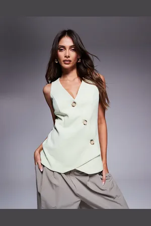 River Island Asymmetric waistcoat in