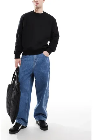 Bershka Loose baggy fit jeans in