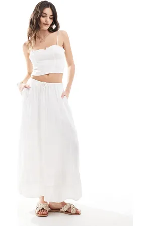 Hollister Tiered maxi skirt in