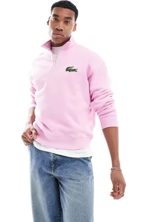 Lacoste Loose fit high neck fleece sweatshirt