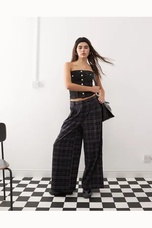 COLLUSION Wide leg pants in