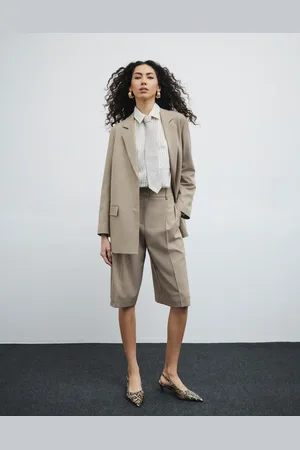 River Island Tailored jorts in -Neutral
