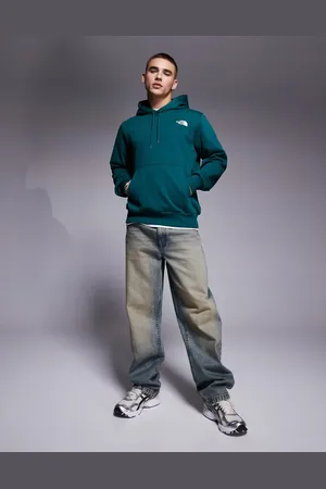 The North Face Simple Dome chest logo hoodie in green