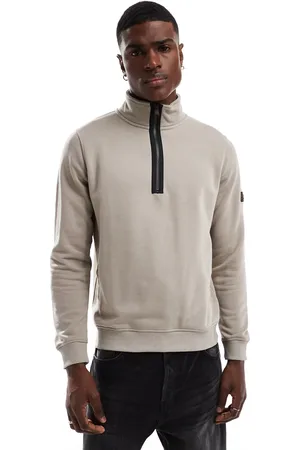Barbour Badge funnel neck sweatshirt in -Grey