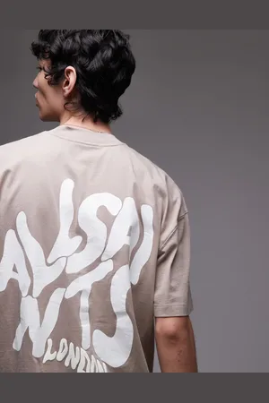 AllSaints Orlando back print t-shirt in -Neutral