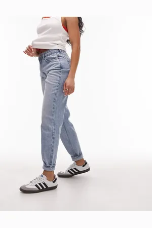 Topshop Original mom high rise jeans in -Blue