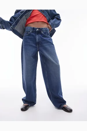 Topshop Gilmore boyfriend low slung jeans in