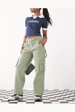 Santa Cruz Workers relaxed straight leg cargo pants in light khaki