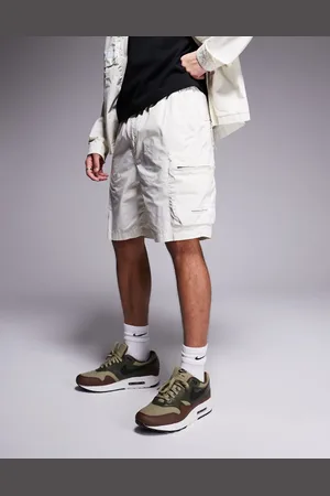 Marshall Artist Seafield cargo utility shorts in cream (part of a set)-Neutral