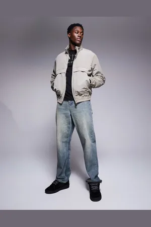 Armani Exchange Waffle windbreaker jacket in beige-Neutral
